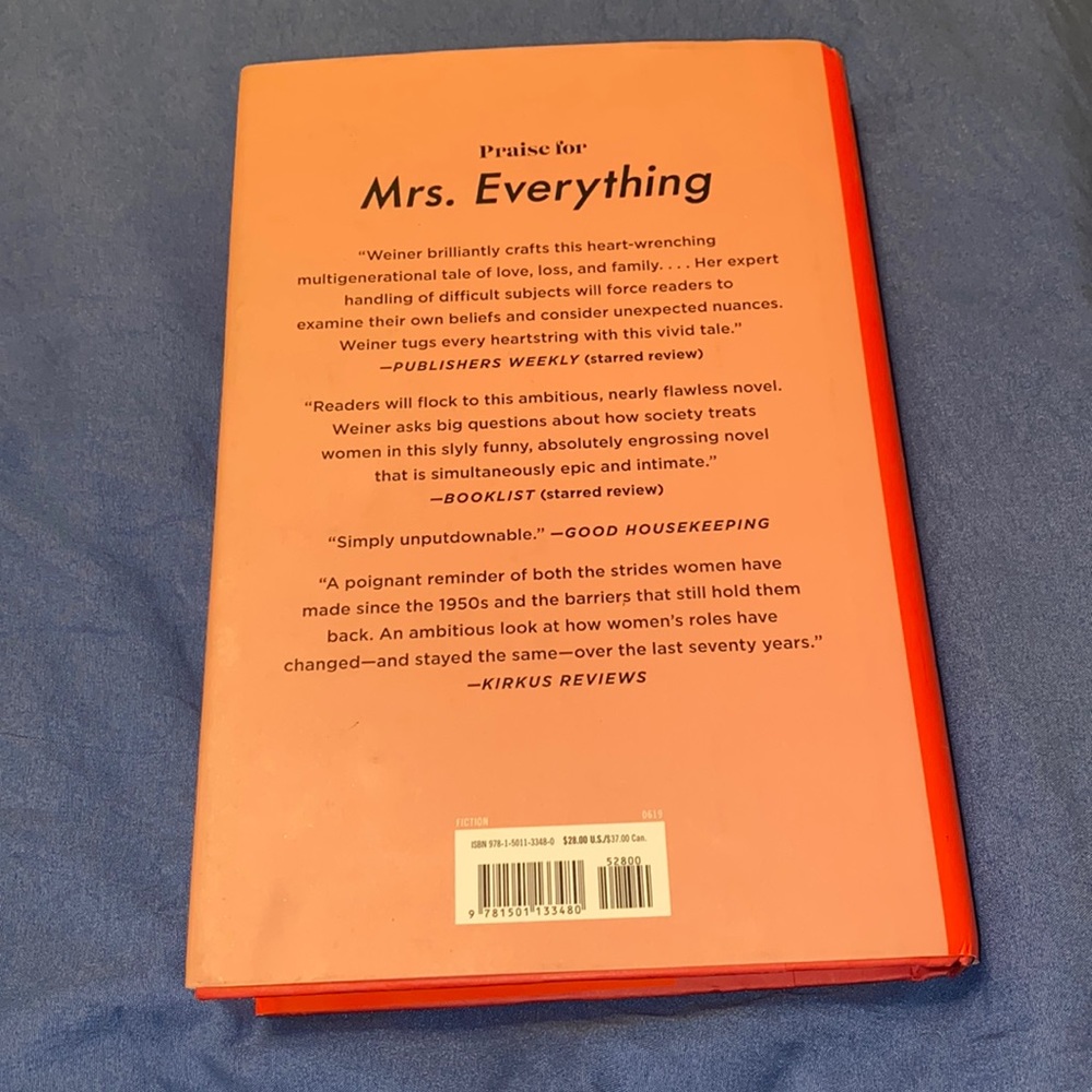 Mrs. Everything - By Jennifer Weiner - Picture 2 of 3